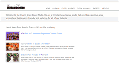 Desktop Screenshot of amazingracedance.com